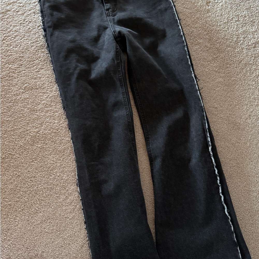 Oak and Fort black denim jeans size S